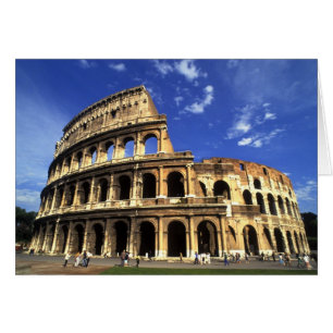 Famous ruins of the Coliseum in Rome Italy