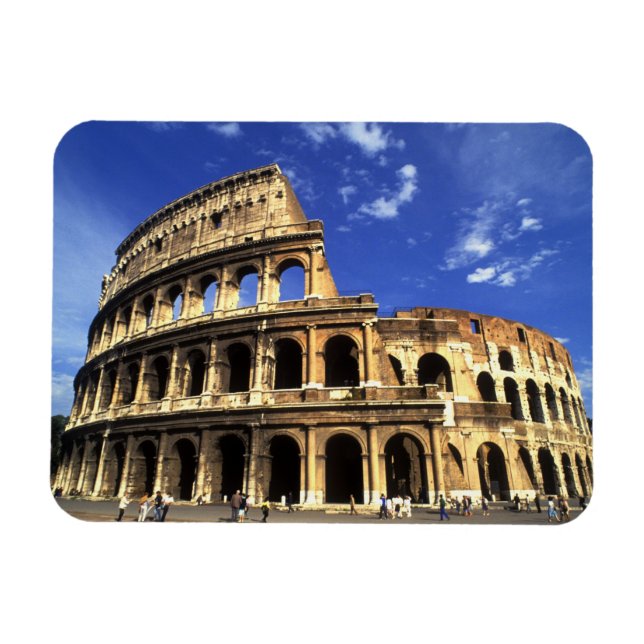 Famous ruins of the Coliseum in Rome Italy Magnet (Horizontal)