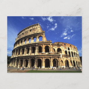 Famous ruins of the Coliseum in Rome Italy Postcard