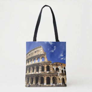 Famous ruins of the Coliseum in Rome Italy Tote Bag