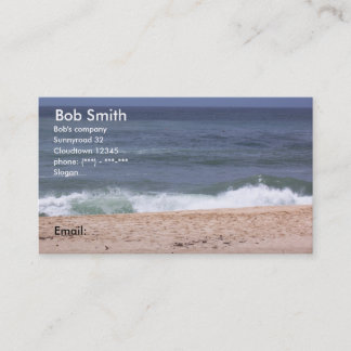 Famous Sunset Beach Oahu Hawaii Business Card