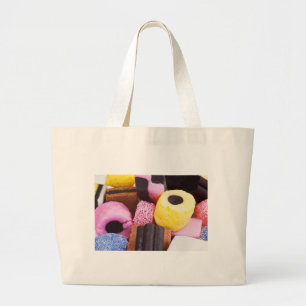 famous sweets of Liquorice Large Tote Bag