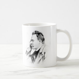 famous thinker: Friedrich Nietzsche Coffee Mug