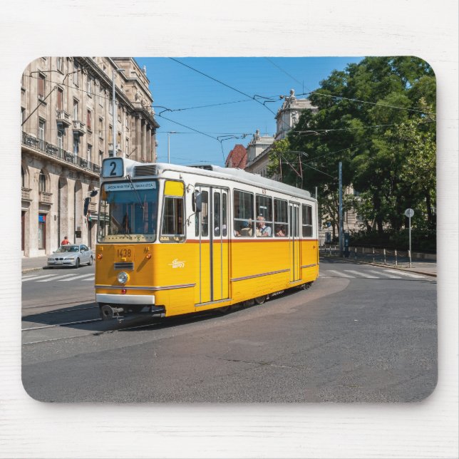 Famous Tramway two in Budapest, Hungary Mouse Pad (Front)