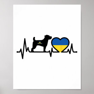 Famous Ukrainian Dog Patron Heatr Puls Ukrainian F Poster