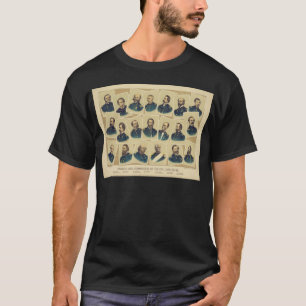 Famous Union Commanders of the Civil War T-Shirt