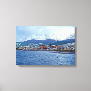 Famous Ushuaia - Tierra del Fuego, Argentina Canvas Print