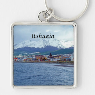 Famous Ushuaia - Tierra del Fuego, Argentina Key Ring