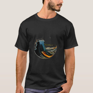 Famous Vintage Japanese Art Great Wave Remix Hokus T-Shirt
