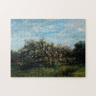 Famous Visual Arts Charles Francois Daubigny Apple Jigsaw Puzzle