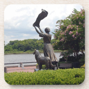 Famous Waving Lady of Savannah Coaster