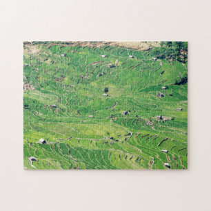Famous yuanyang Rice Terraces - Yunnan, China Jigsaw Puzzle