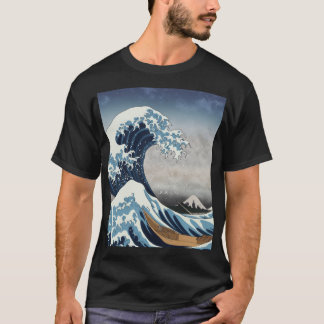 "Fan Anime Style T-Shirt: Inspired by Hokusai's  T-Shirt