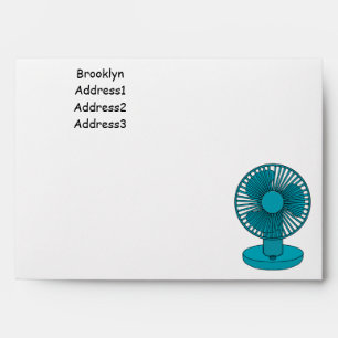 Fan cartoon illustration envelope
