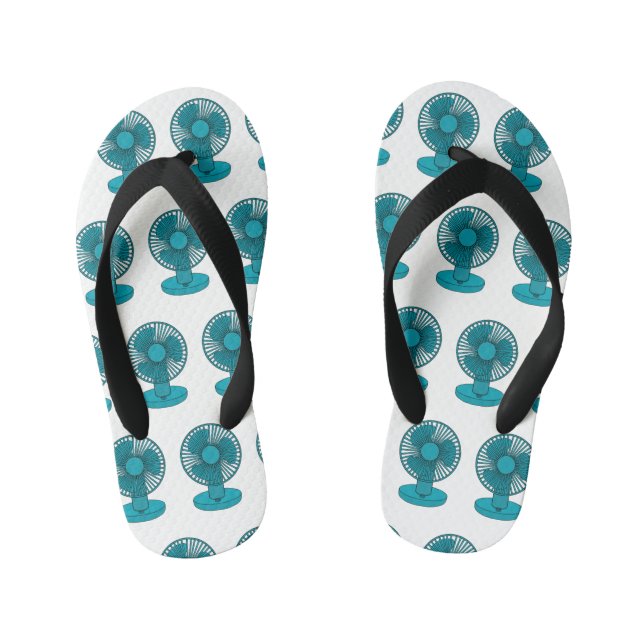 Fan cartoon illustration  kid's thongs (Footbed)