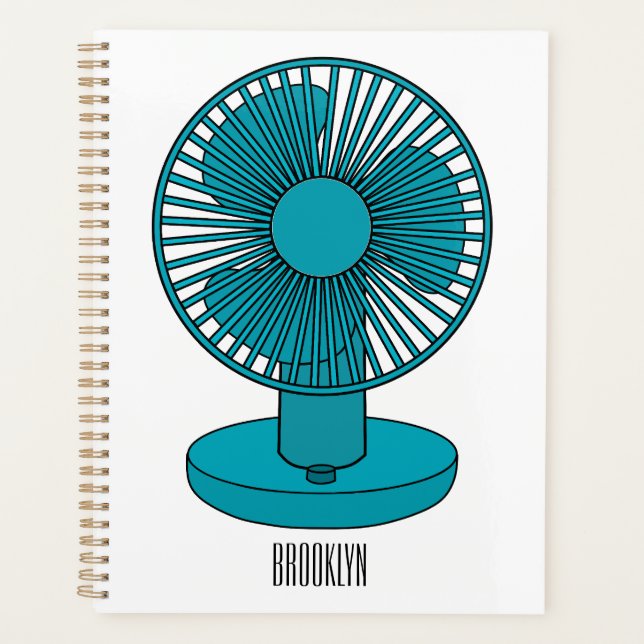 Fan cartoon illustration  planner (Front)