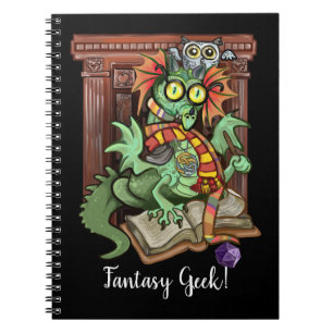 Fan Dragon "Fantasy Geek!" Notebook