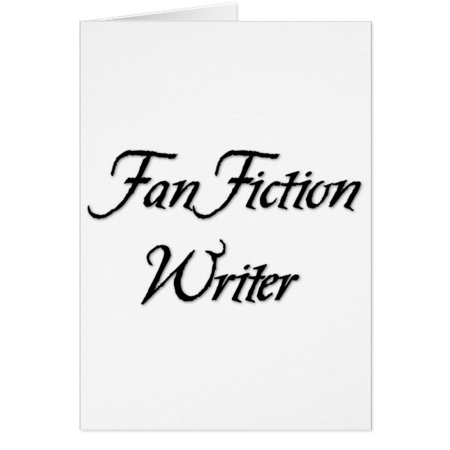 Fan Fiction Writer (Front)