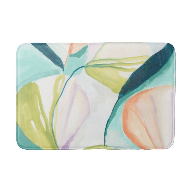 Fan Flowers IV Bath Mat (Front)