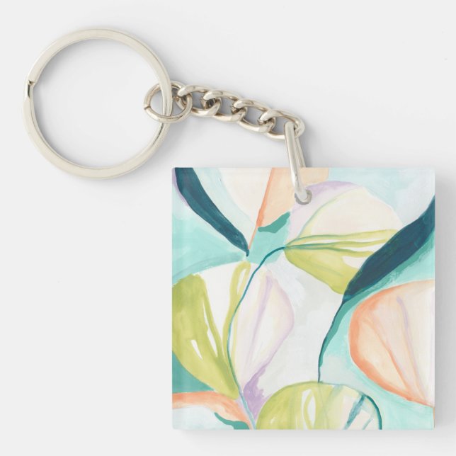 Fan Flowers IV Key Ring (Front)