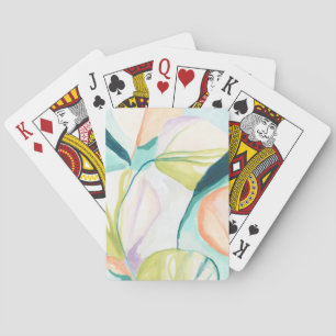 Fan Flowers IV Playing Cards