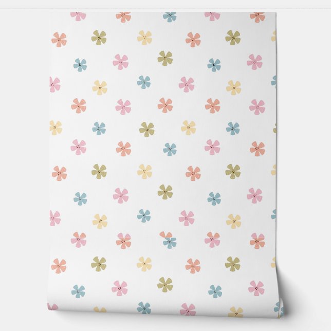 Fan flowers wallpaper (Unrolling)