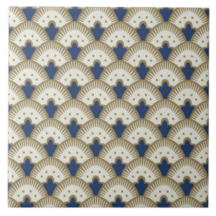 Fan Pattern Ceramic Tile