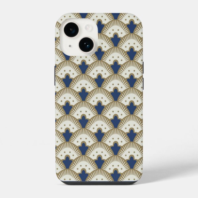 Fan Pattern iPhone Case (Back)