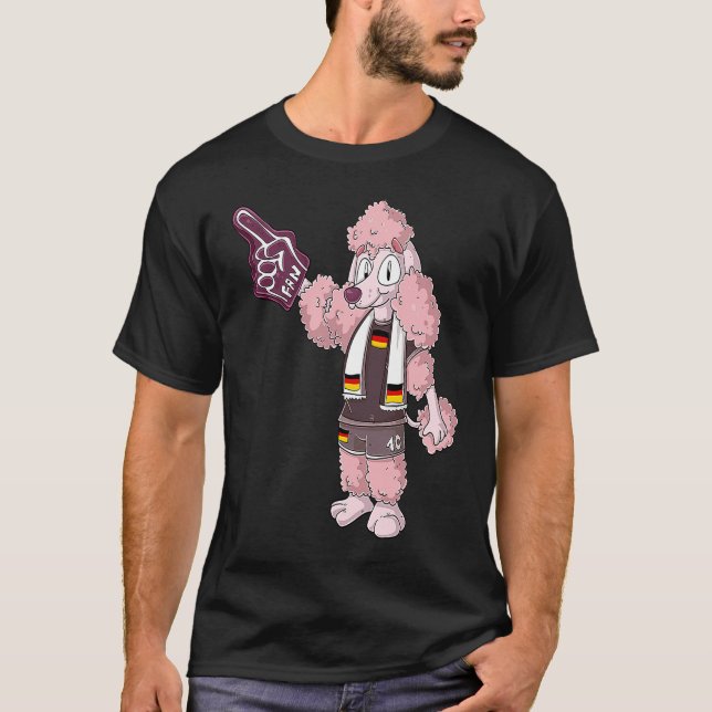 Fan Poodle Germany T-Shirt (Front)