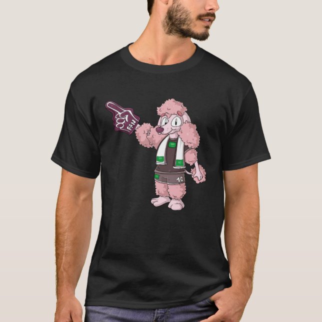 Fan Poodle Saudi Arabia T-Shirt (Front)