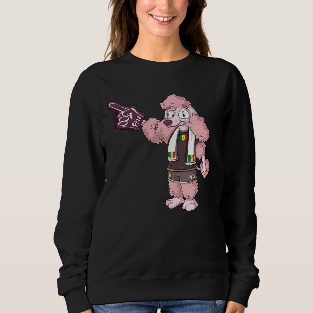 Fan Poodle Senegal Sweatshirt (Front)