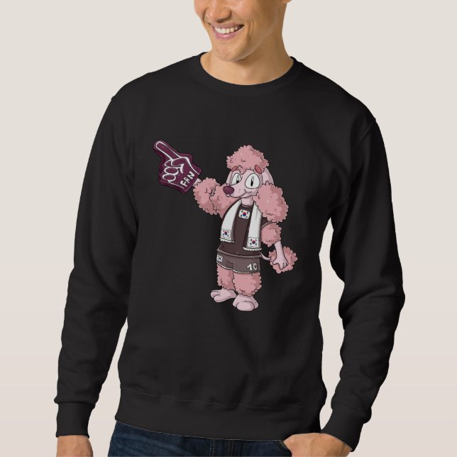 Fan Poodle South Korea Sweatshirt (Front)