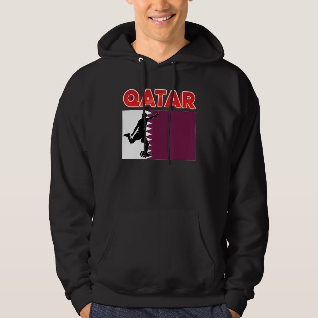Fan Qatar National Team World Football Soccer Cham Hoodie (Front)