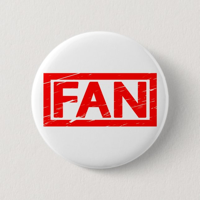 Fan Stamp 6 Cm Round Badge (Front)