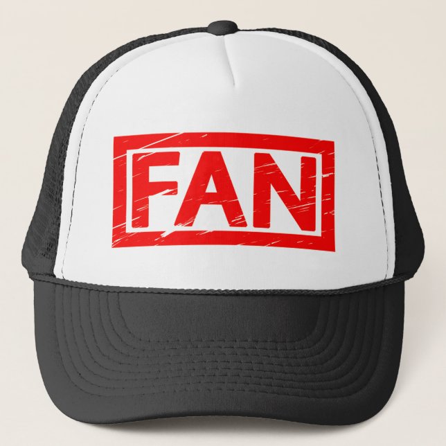 Fan Stamp Trucker Hat (Front)
