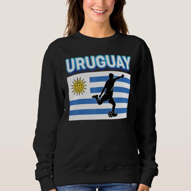 Fan Uruguay National Team World Football Soccer Ch Sweatshirt (Front)