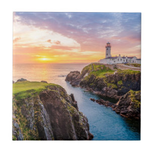 Fanad Head Lighthouse Co.   Donegal Ireland Ceramic Tile