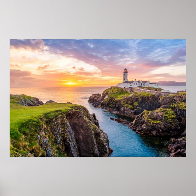 Fanad Head Lighthouse Co. | Donegal Ireland Poster (Front)