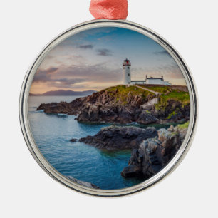 Fanad Head Lighthouse Donegal, Ireland Metal Ornament