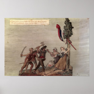 Fanatic Peasants in the Chouan War Poster