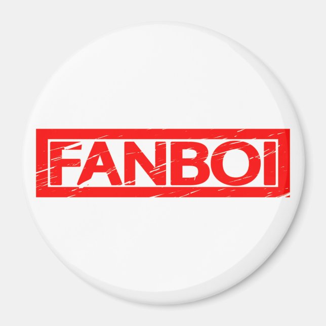 Fanboi Stamp Magnet (Front)