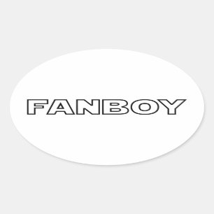 FANBOY OVAL STICKER