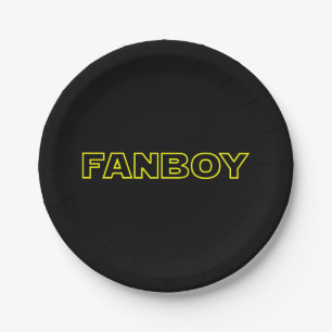 FANBOY PAPER PLATE