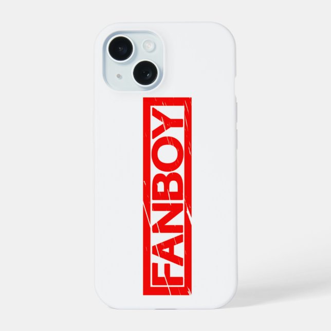 Fanboy Stamp iPhone 15 Case (Back)