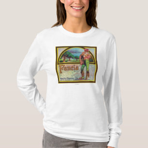 Fancia Brand Citrus Crate Label T-Shirt