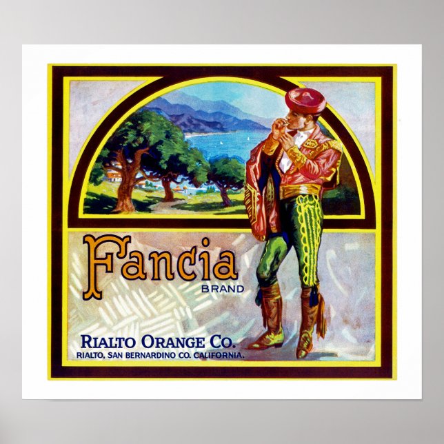 Fancia Oranges Poster (Front)