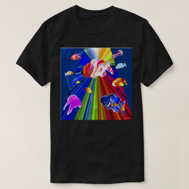 Fanciful Aquarium T-Shirt (Design Front)