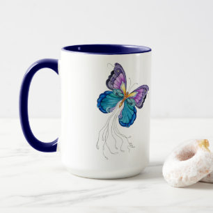 Fanciful Butterfly Mug