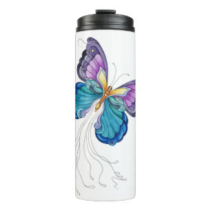 Fanciful Butterfly Thermal Tumbler