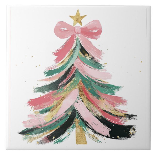 Fanciful Holidays Ceramic Tile (Front)